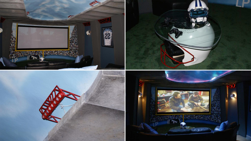 Illustration for article titled 16 Obscenely Over the Top Home Theaters